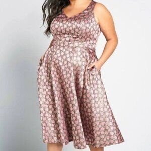 Modcloth NWT That's My Gala Fit and Flare Dress 24